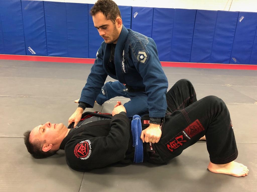 BJJ black belt Paulo Santana in the Hayabusa Warrior Gi.